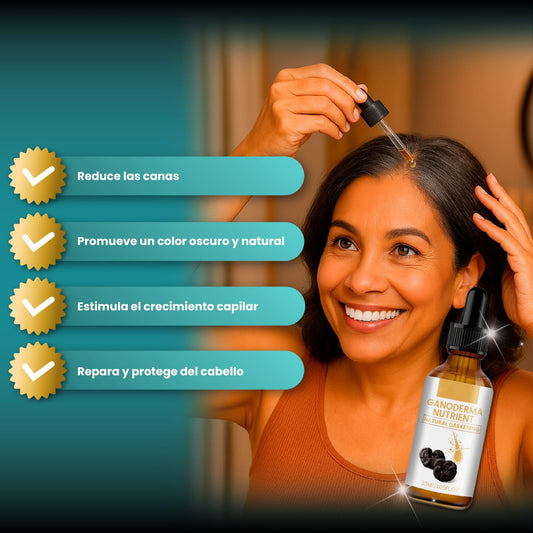 Serúm Anti-Canas| Oscurecimiento Natural y Nutrición Profunda en un Solo Frasco